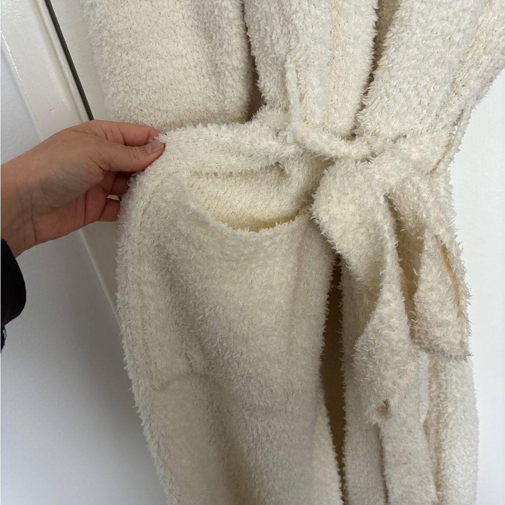 SKIMS Cozy Cream Knit Robe - Picture 2 of 8